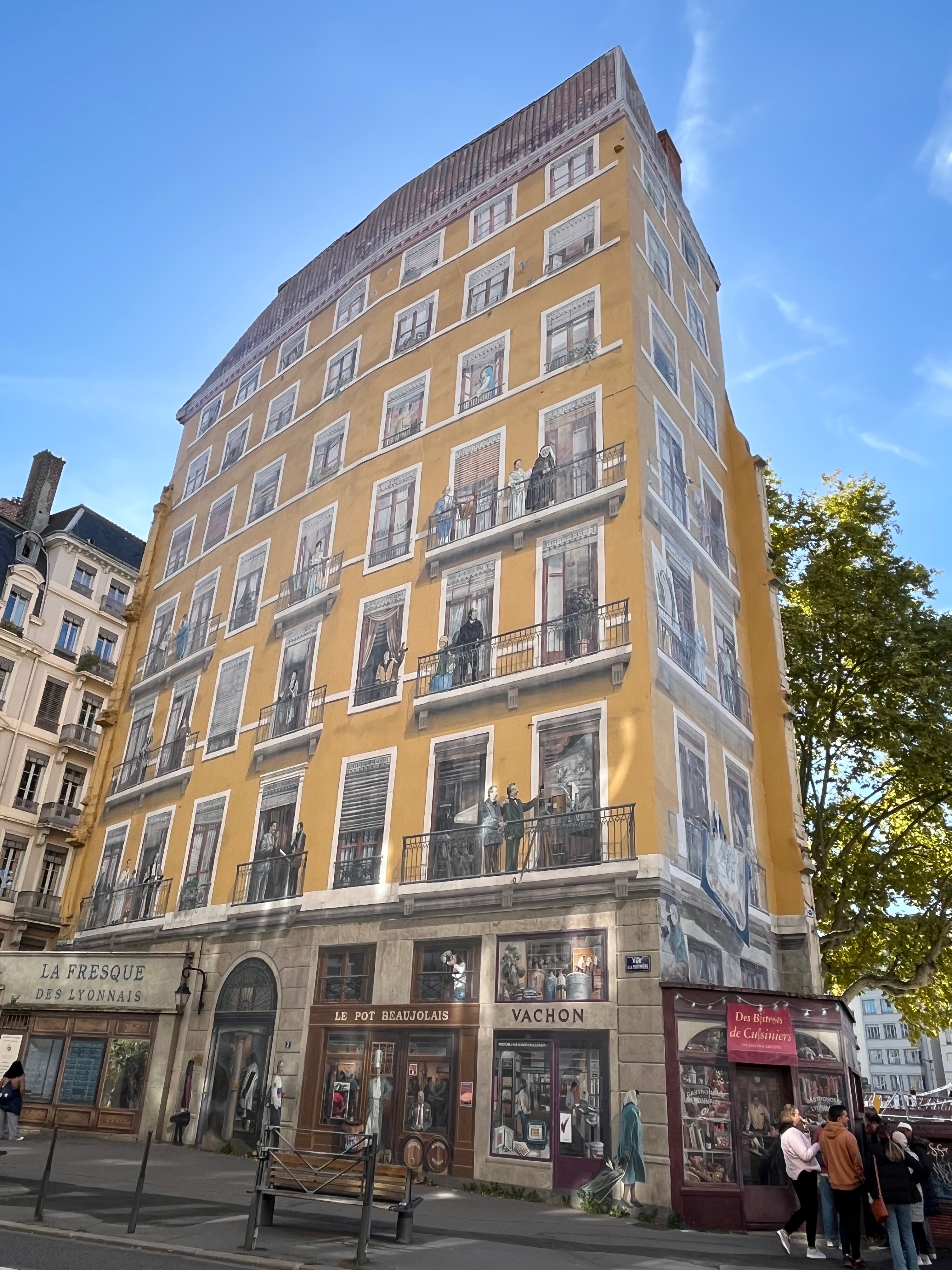 La Fresque des Lyonnais (Mural of the Lyonnais)