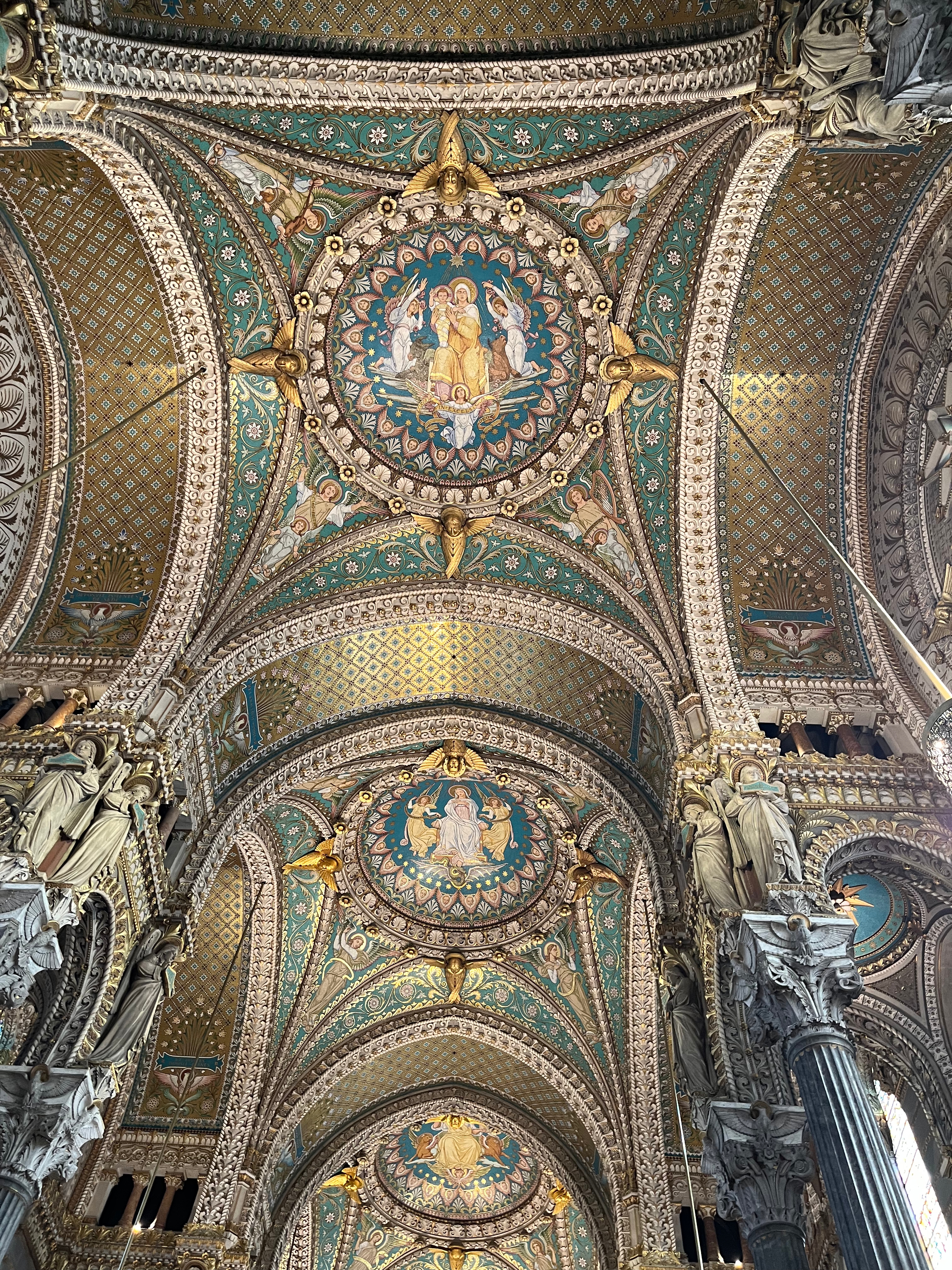 Interior of Basilica of Notre Dame of Fourvière