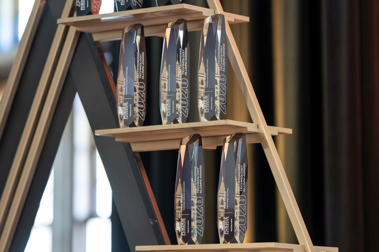 Purdue Polytechnic's Outstanding Tech Alumni Awards. (Photo credit: Krock Photography)