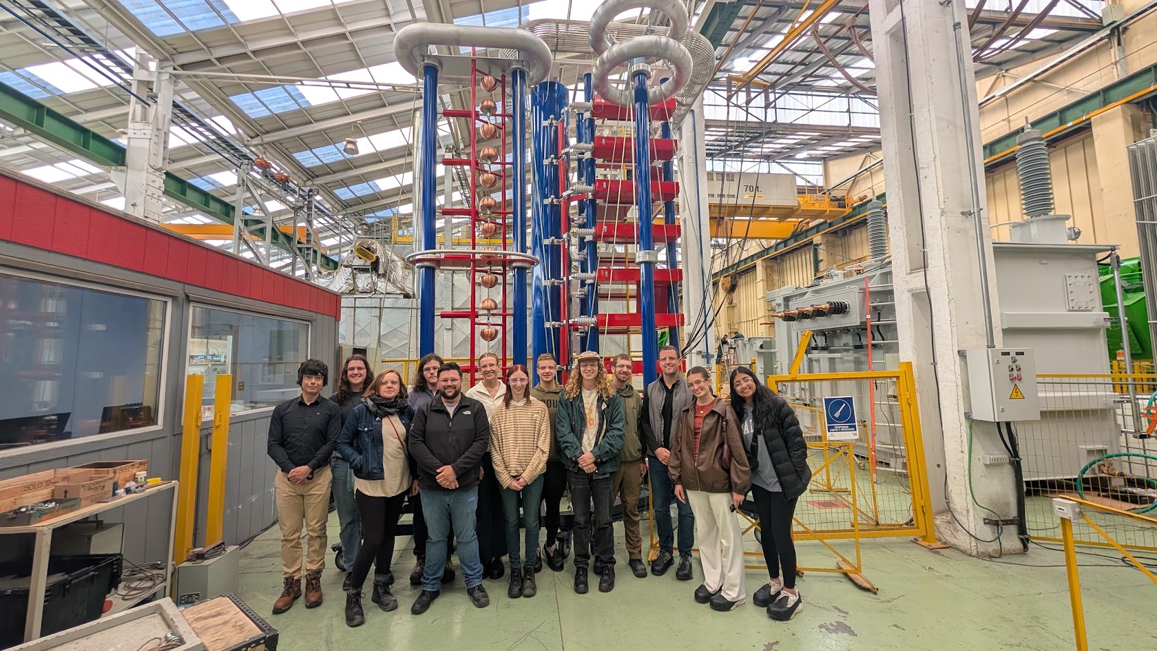 Pictured: An industry visit to Rhona, an electrical energy solutions company in Valparaíso, Chile. (Image credit: Jennifer Ramos, Rustin Webster)