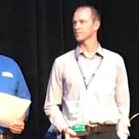 Scott Bartholomew receives the Mike Neden STEM Champion Award