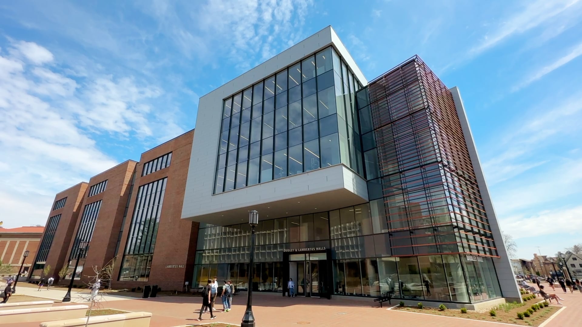 Dudley, Lambertus Halls (Gateway Complex) dedication signals kinship between Polytechnic, Engineering, industry sponsors