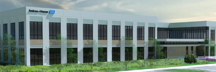The new Endress+Hauser facility in Greenwood, Ind. (Image provided)