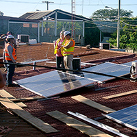 Nicaragua solar panel project