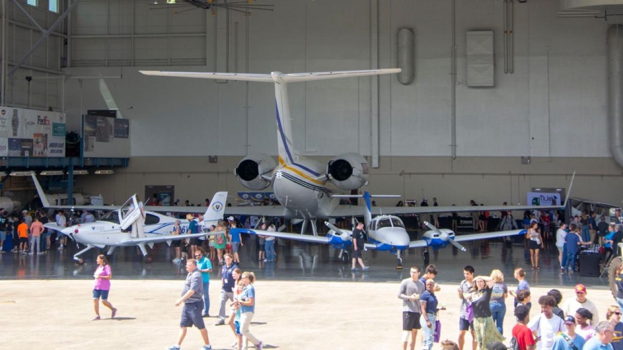 Aviation Community Day 2025 at Indianapolis International Airport drew nearly 800 attendees and 20 industry partners, offering free aircraft displays, facility tours, flight simulators and interactive aviation experiences for all ages.