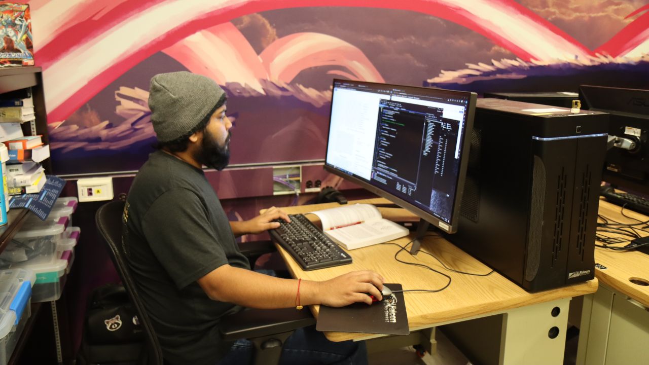 The Game Development lab, pictured 2023. (Purdue University photo/John O'Malley)