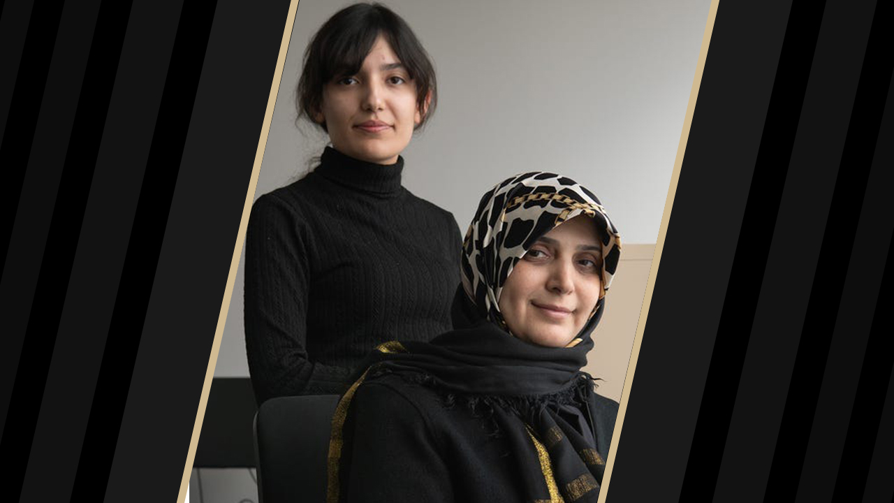 Faezipour (right) and Shiva Shokouhmand, a third-year doctoral student and research assistant at their lab workspace in Indianapolis. (Photo credit: Journal & Courier/Cara Penquite)