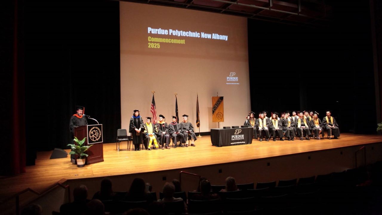 Opening remarks delivered at the May 15 commencement ceremony. (Photo provided)