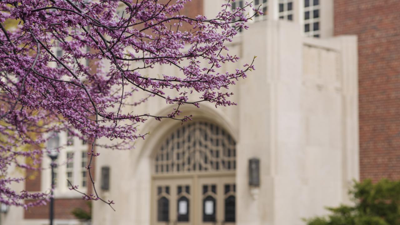 Scenery around the Purdue Memorial Union, where the Expo was recently held. (Purdue University photo/Rebecca McElhoe)