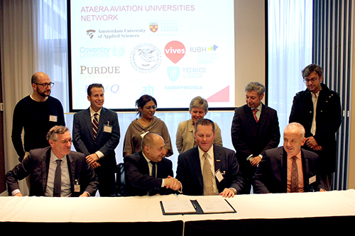 Representatives sign the memorandum of undestanding to form ATAERA.