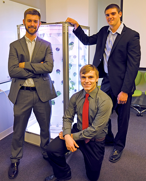 Hydro Grow team: Scott Massey, Jimmy Carlson and Ivan Ball.