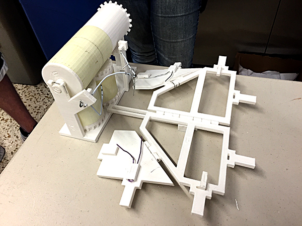 Student-designed paper airplane maker