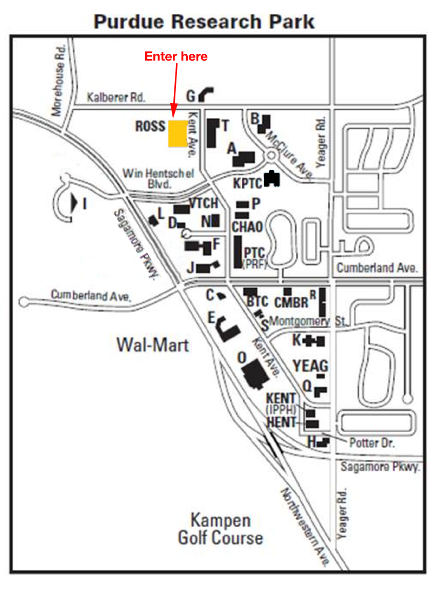 Map to Ross Enterprise Center