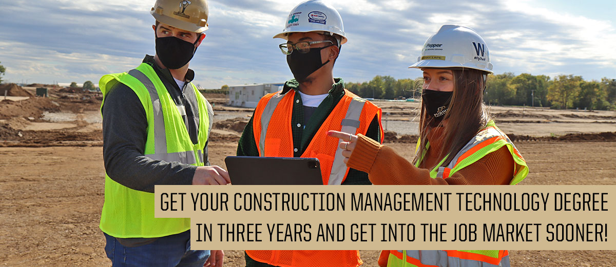 Construction Management degree in three