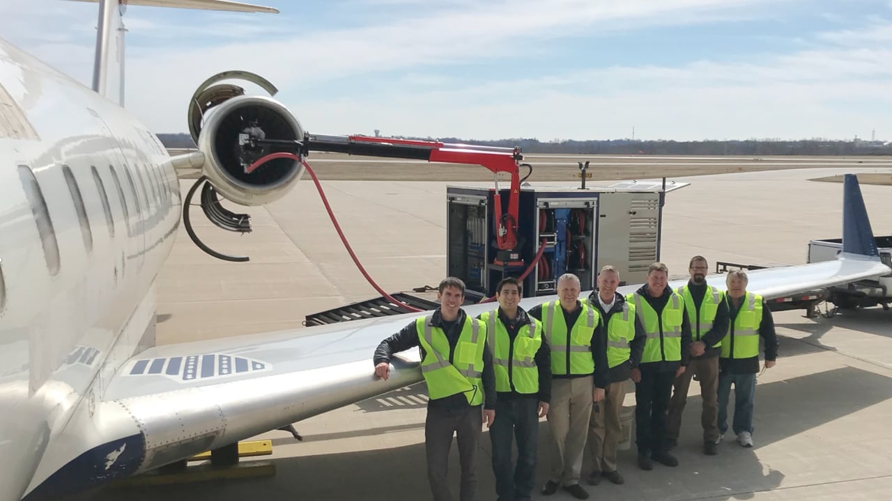 Kevin Bourke (AeroCore), Jorge Saenz (AeroCore), Mike Davis (Purdue), Timothy Ropp (Purdue), Gary Cummins (AeroCore), Bryan Stanfield (AeroCore) & Dale Thompson (AeroCore)