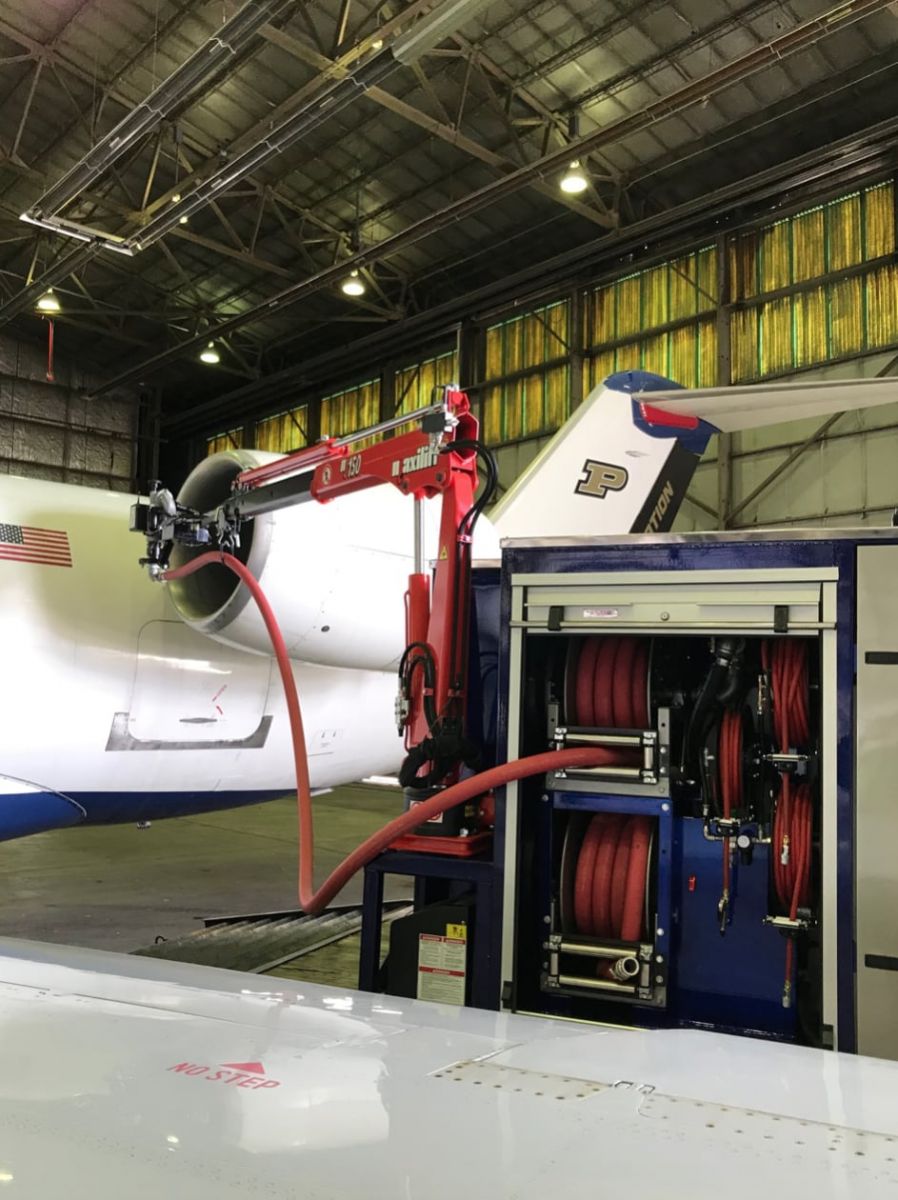 AeroCore’s equipment positioned to restore performance in Purdue’s engine