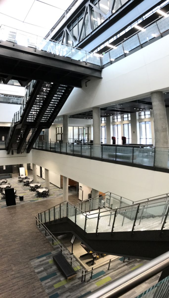 Classroom & study spaces in the Wilmeth Active Learning Center are reconfigurable.