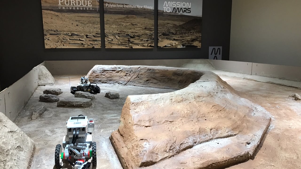 The NASA-modeled "Purdue: Mission to Mars" simulation at Purdue Polytechnic New Albany
