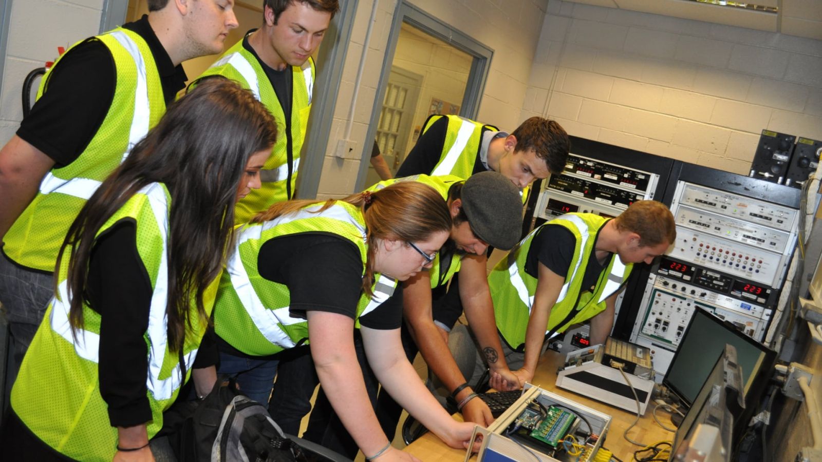 Purdue aviation students collaborate on a compact engine control system with students from the Technical University of Denmark