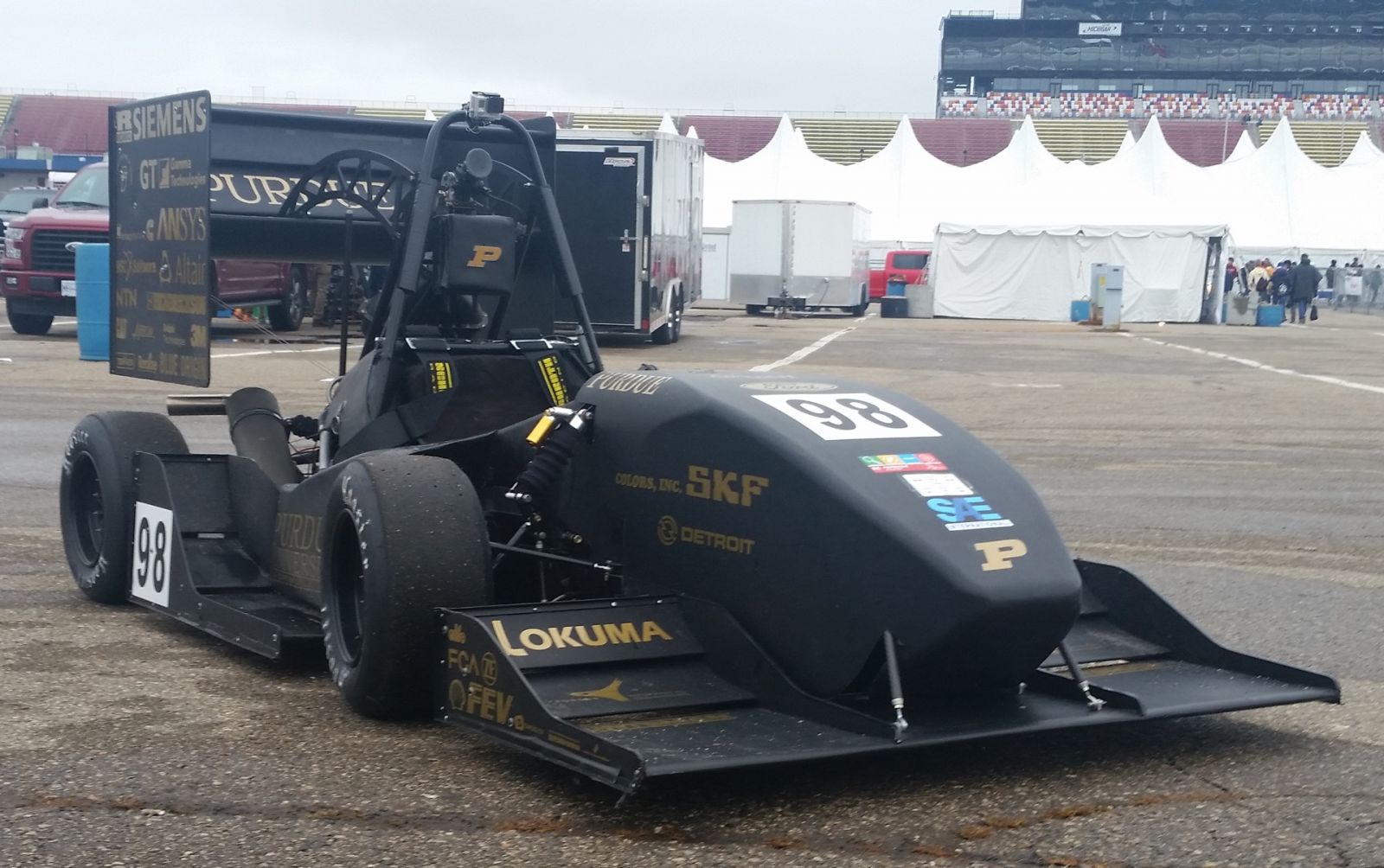 Purdue Formula SAE PF-18 racecar