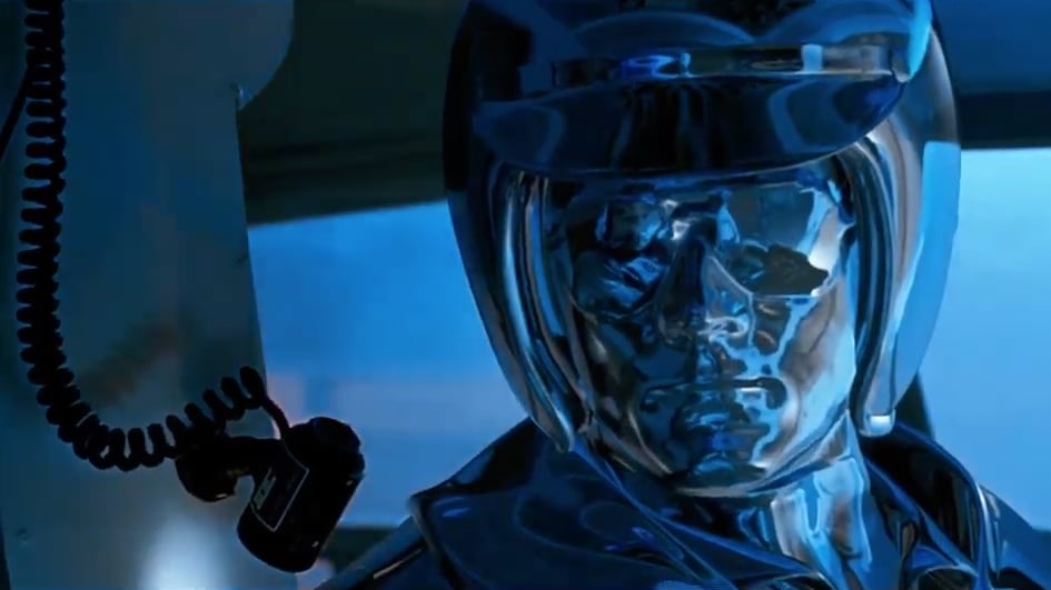The liquid metal cyborg in "Terminator 2"