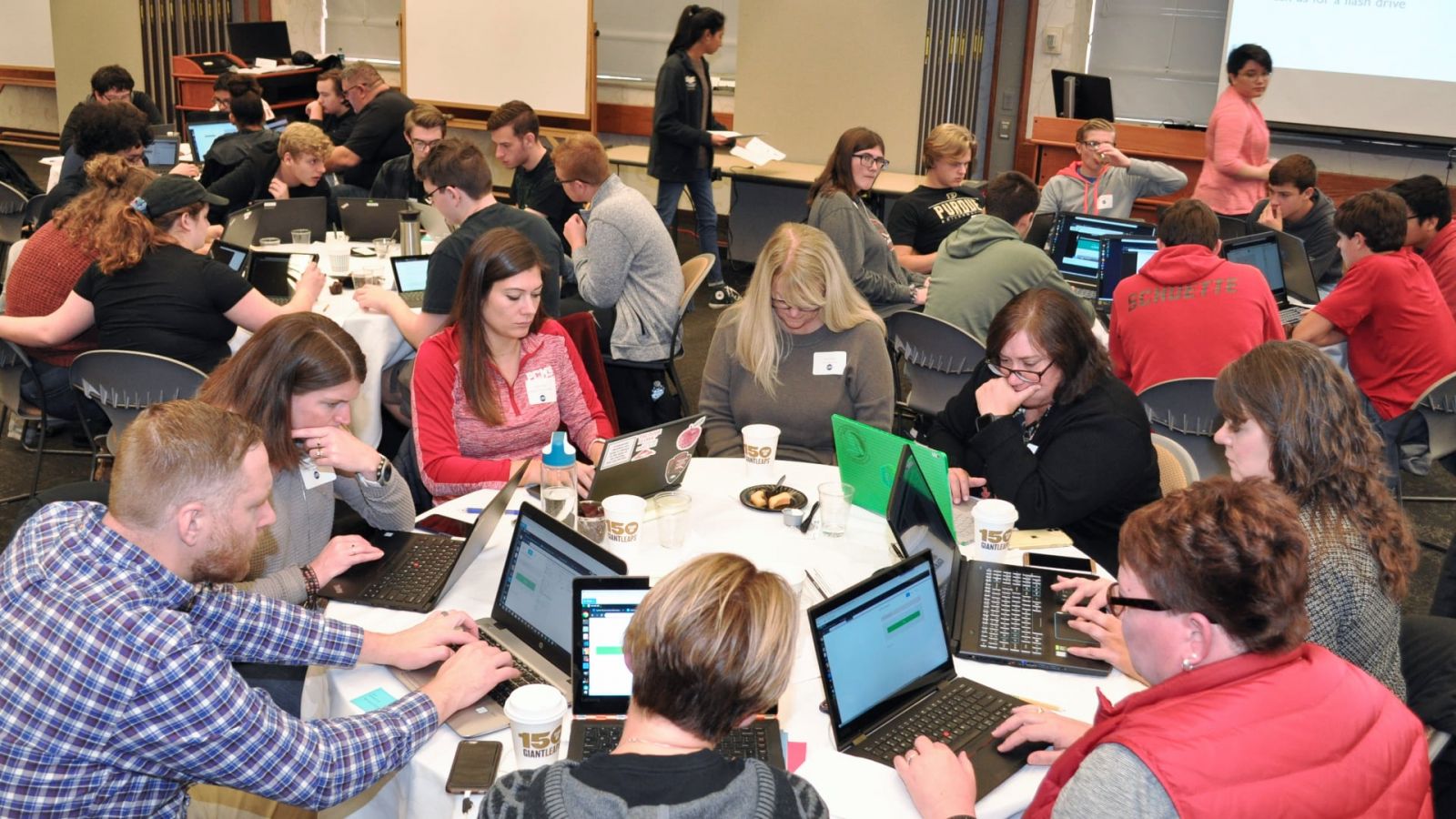 Teachers participate in the Cyber Encounters workshop