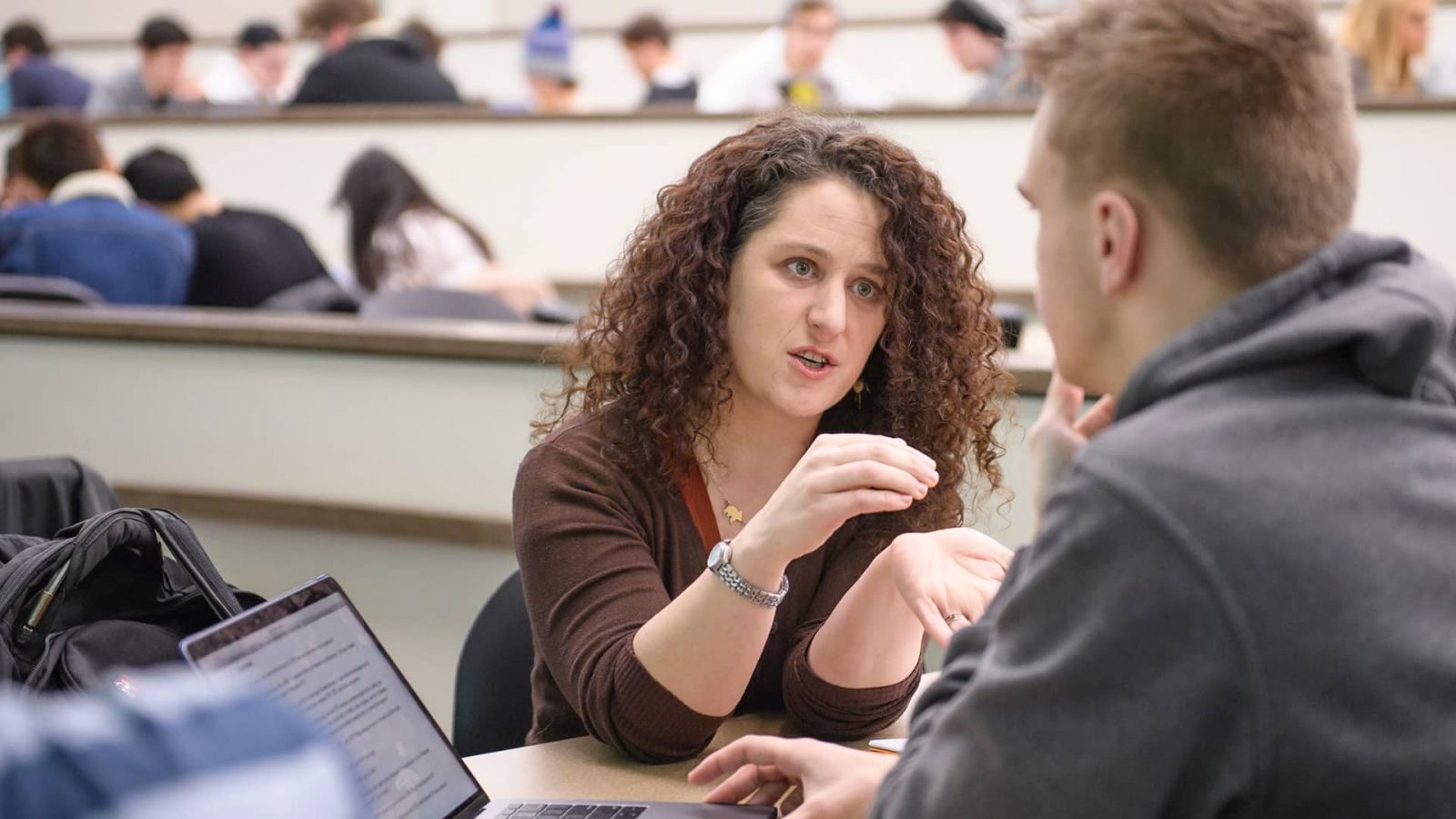 Nicole Hands, clinical assistant professor in computer and information technology. (Purdue University photo/Rebecca McElhoe)