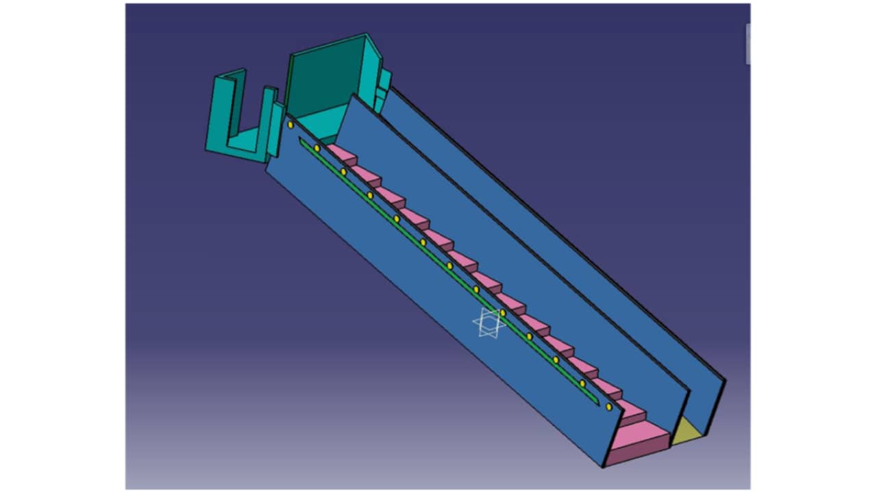 Aircraft Portable Stair and Accessible Loader (CAD design / Yuwei He)