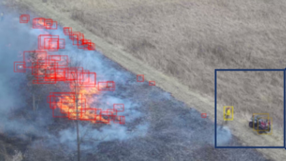 Ziyang Tang, a graduate researcher in Purdue Polytechnic’s Department of Computer and Information Technology, and his research team have developed new methods to help computers process images from unmanned aerial systems, recognizing irregularly sized objects like wildfires more quickly and accurately.