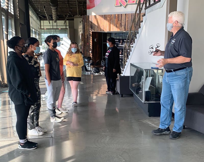 Barber-Dansby’s Food Engineer Adventure Camp identifies STEM careers and opportunities in the food supply chain and introduces girls of color to the systems and technologies in the food sector. (Photo provided)