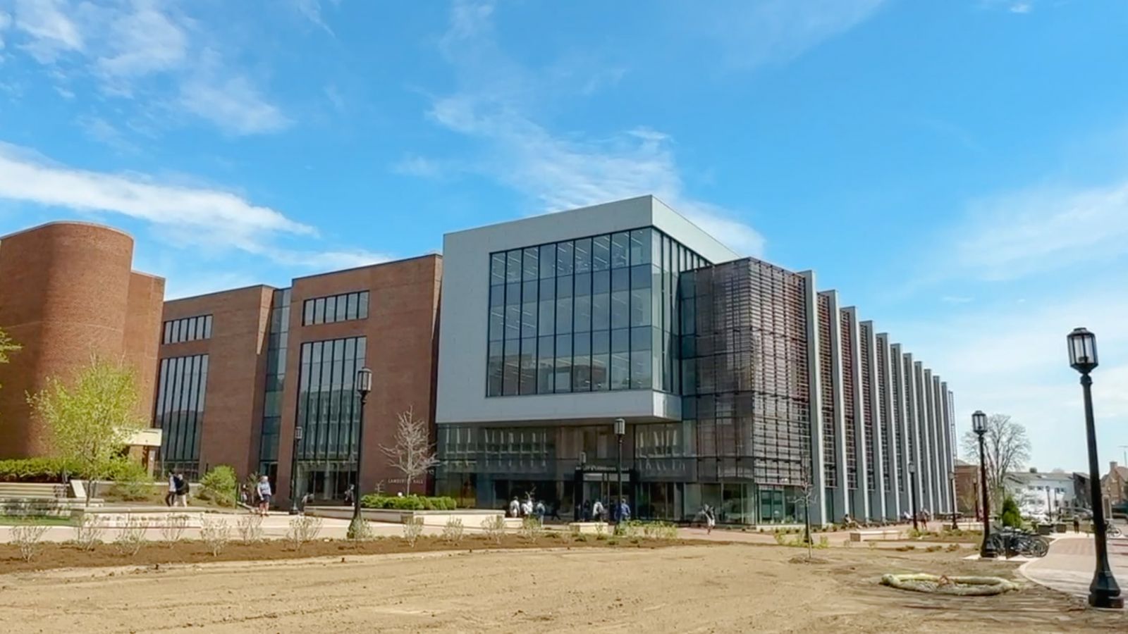 Dudley & Lambertus Halls (the Engineering & Polytechnic Gateway Complex) (Purdue University photo/John O'Malley)