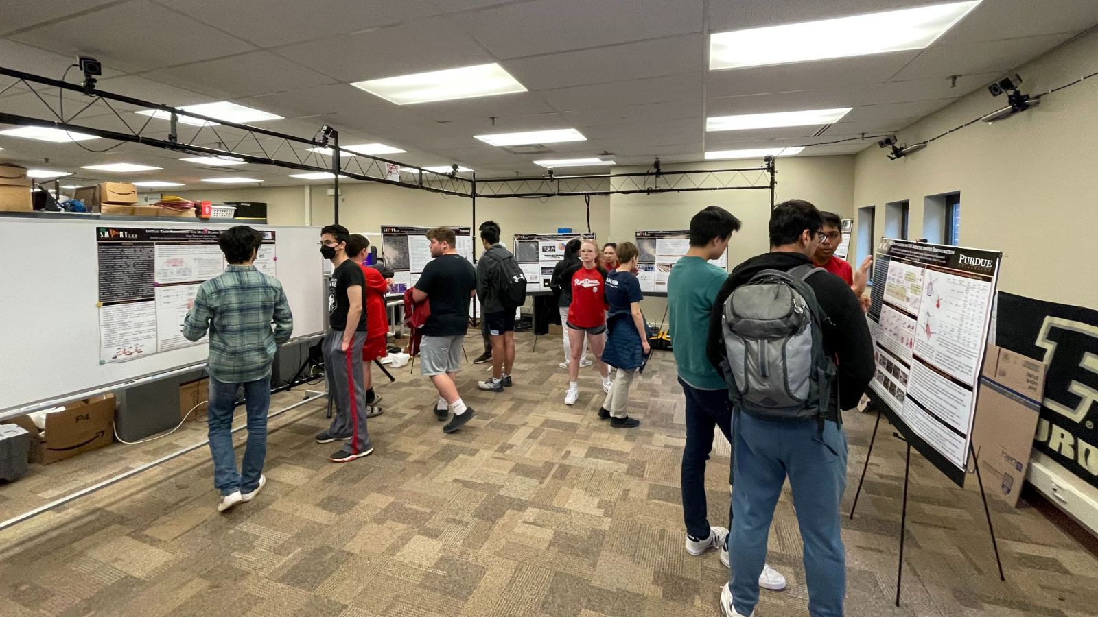 WLHS students had the opportunity to receive mentorship from SMART Lab researchers and faculty, particularly on the final day hosted on the Purdue campus itself. (Photo provided by event programmers)