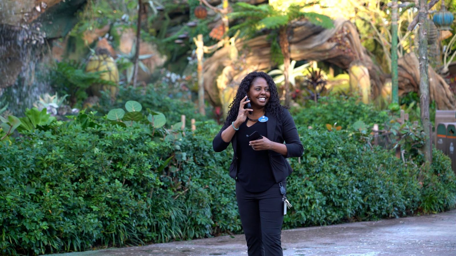 On call 24/7, Angel stays on top of every issue at Animal Kingdom to help "keep the magic alive" for park guests. (Purdue University photo/Jared Pike) (To download, see Media Kit Resources below.)