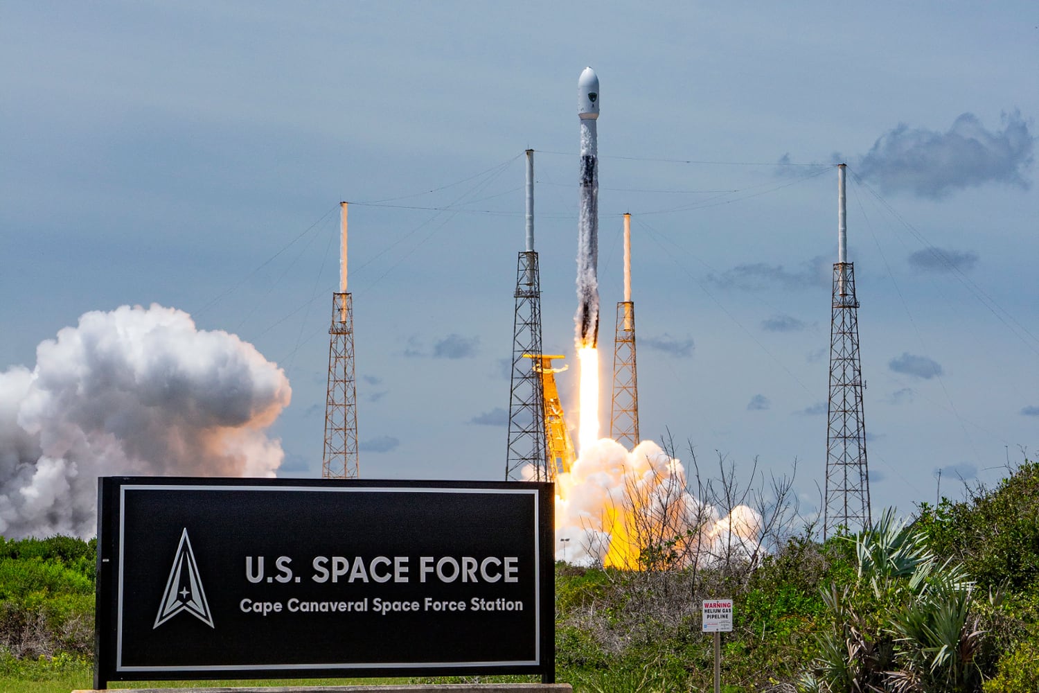 A launch takes place at Cape Canaveral Space Force Station. (Photo provided)