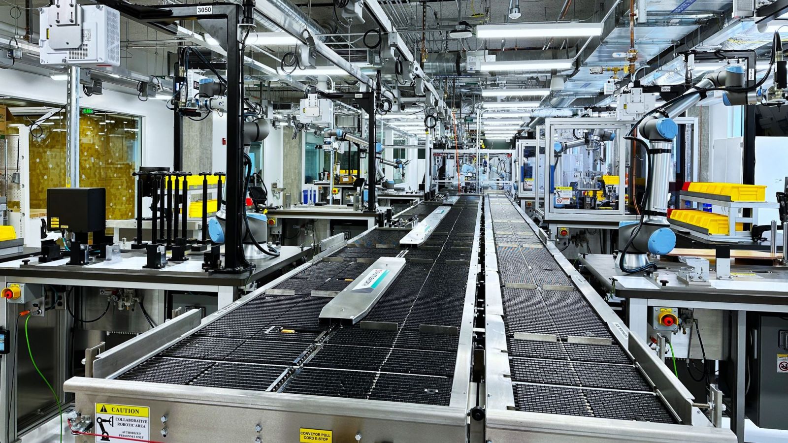 Pictured: Purdue Polytechnic's Smart Learning Factory, with a finished setup after recent installations. (Purdue University photo/John O'Malley)