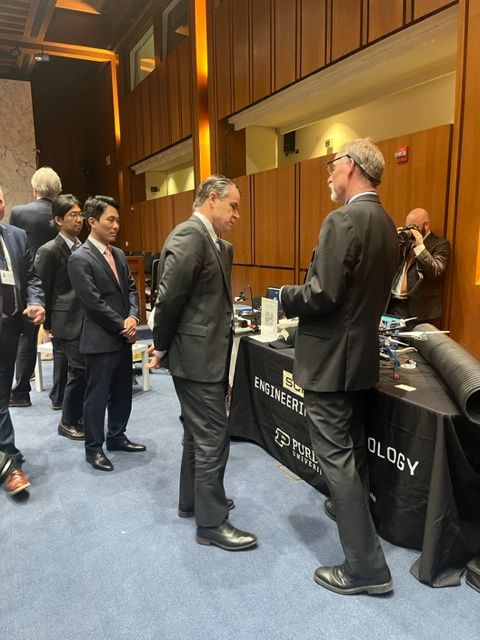 Further demonstrations from the Senate AI Caucus showcase. (Photo provided)
