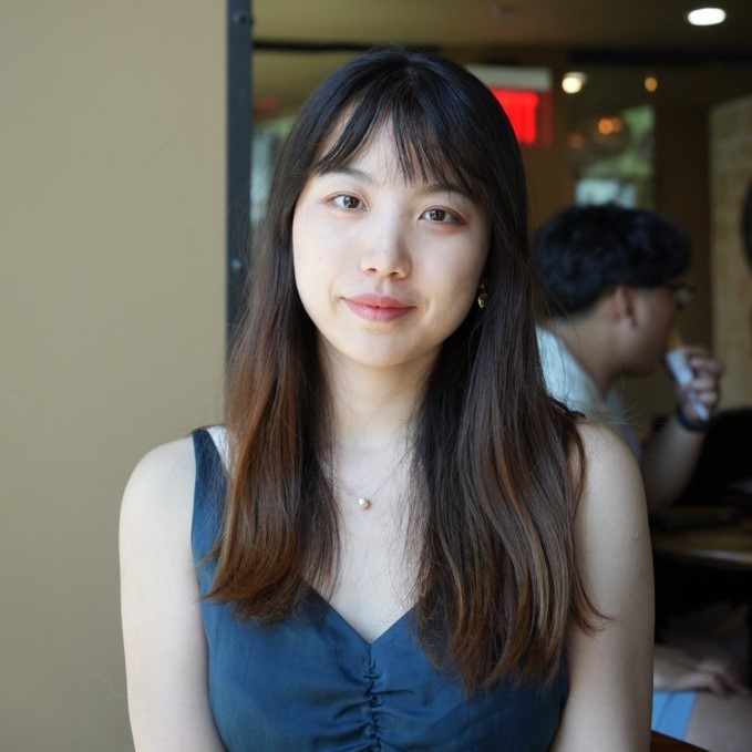 Yang, pictured at Purdue in the fall of 2022, stated that she felt "lucky" to discover the Purdue community of researchers and mentors in her discipline.