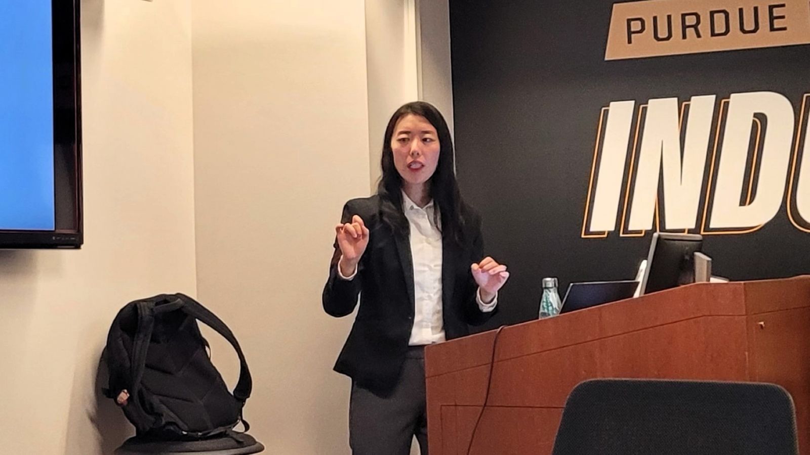 Park giving a presentation. (Photo provided)