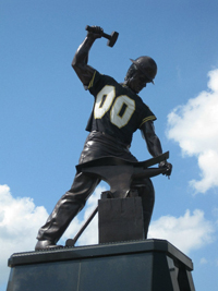 The Boilermaker Statue Football Jersey