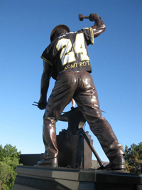 The Boilermaker Statue Football Jersey