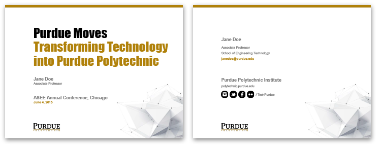 slide templates - purdue polytechnic institute slide templates - purdue polytechnic institute, Presentation templates