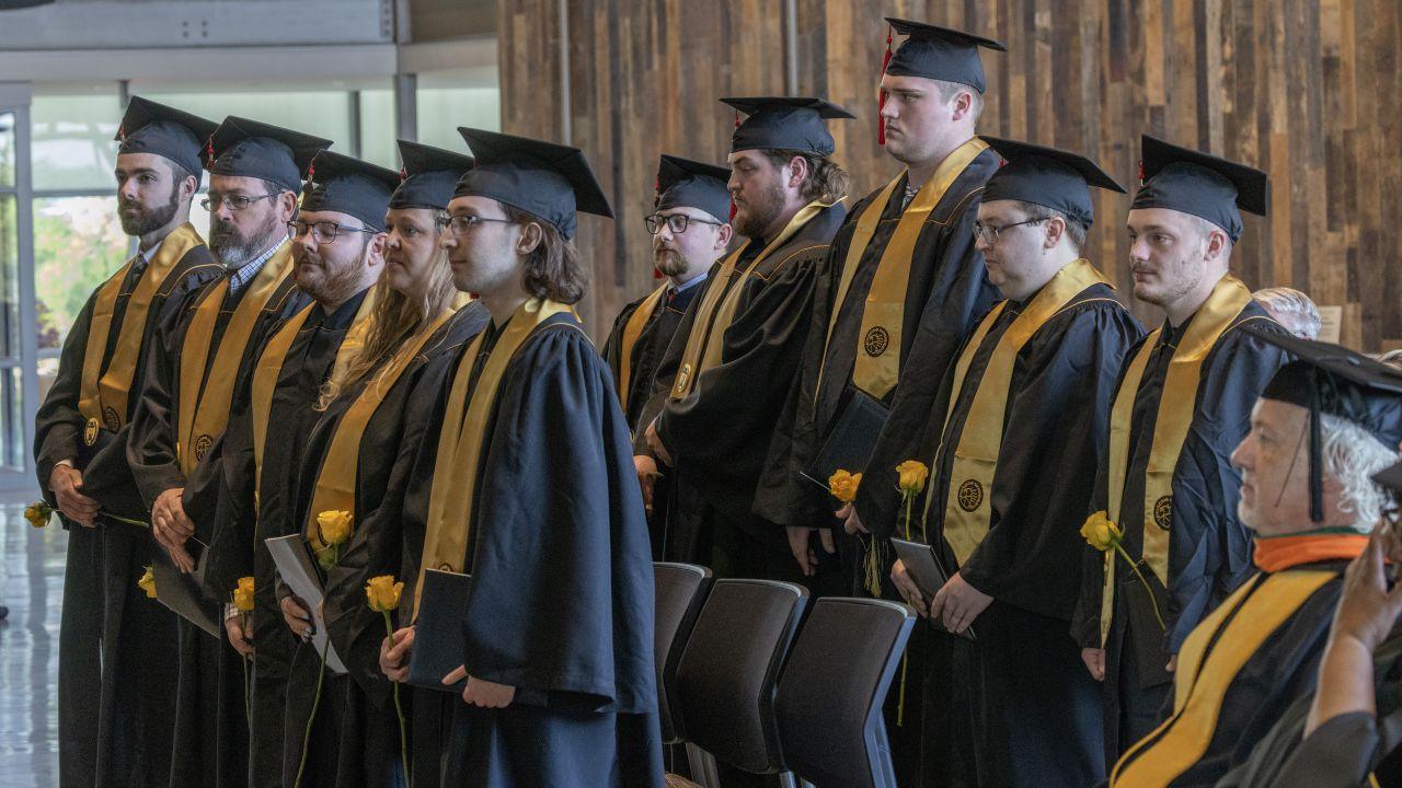 Purdue Polytechnic in Anderson's graduating class of 2026 were given their diplomas at a ceremony on site on May 12. (Purdue University photo/Purdue Polytechnic in Anderson)