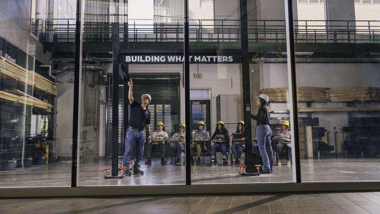Speakers at the events will connect classroom concepts directly to industry experiences. (Purdue Brand Studio/Becky Robiños)