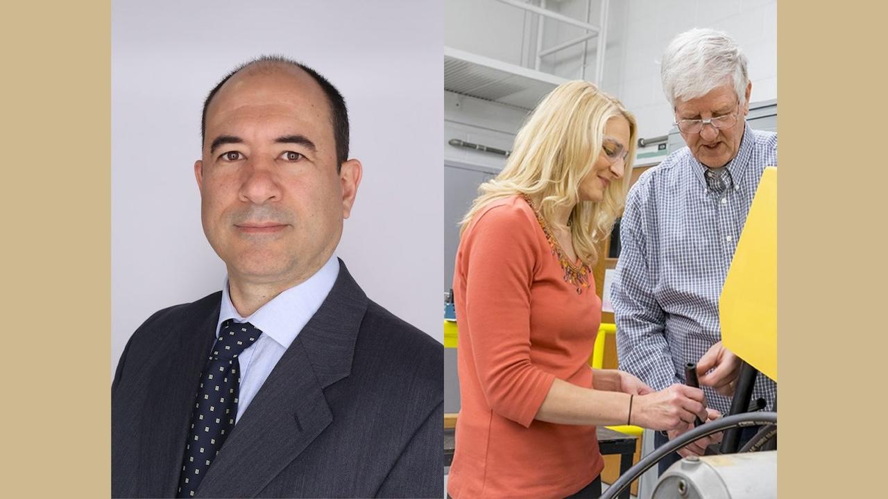 Bravo, left, and Newell, coauthors of the recent patent.