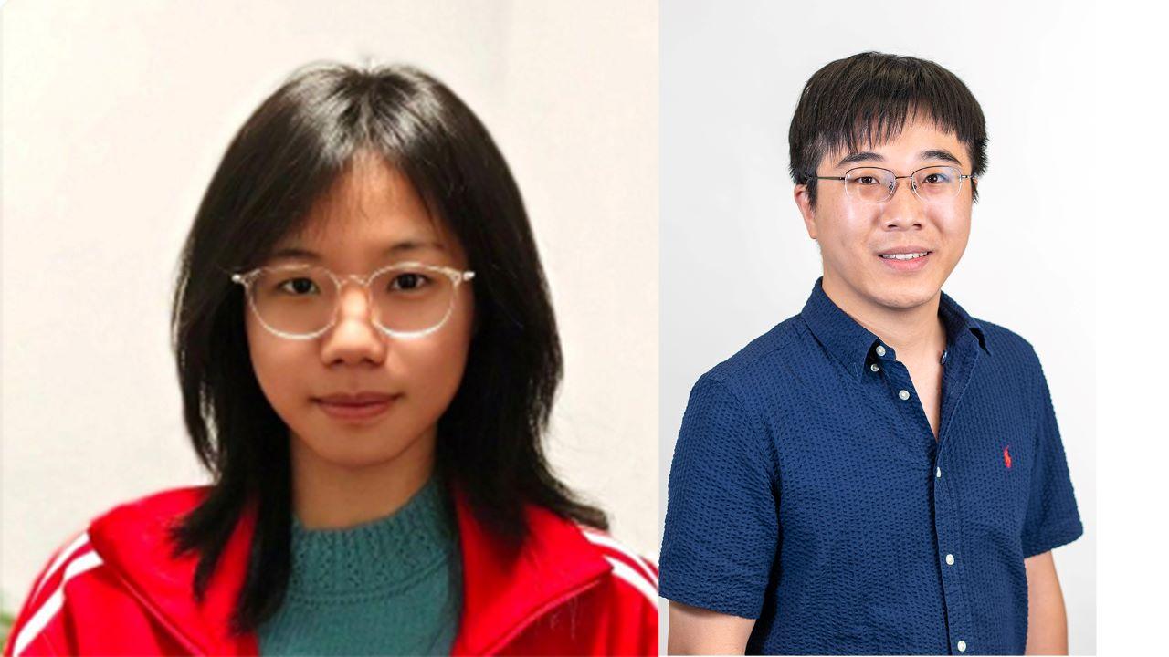 Lin and Hu have been recognized for their work by the ACM International Conference on Multimedia. (Photos provided)