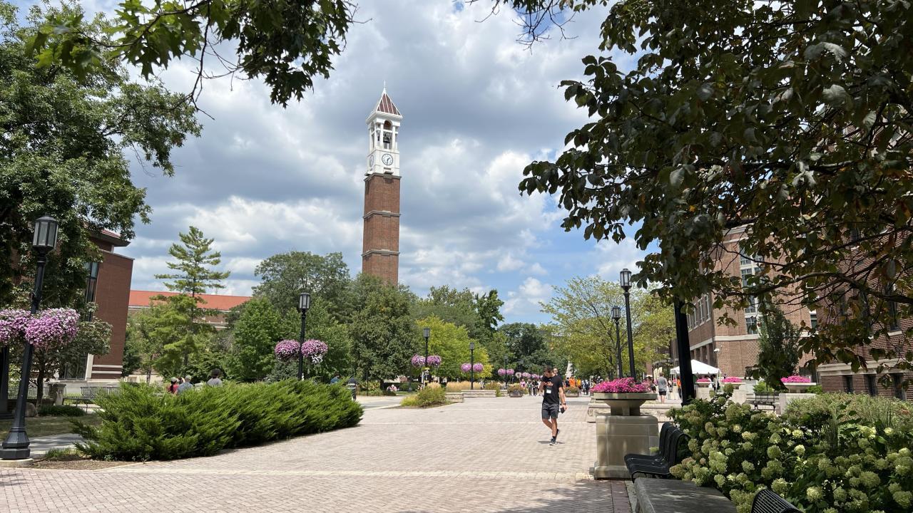 Purdue's West Lafayette campus, pictured summer 2024. (Purdue University photo/John O'Malley)