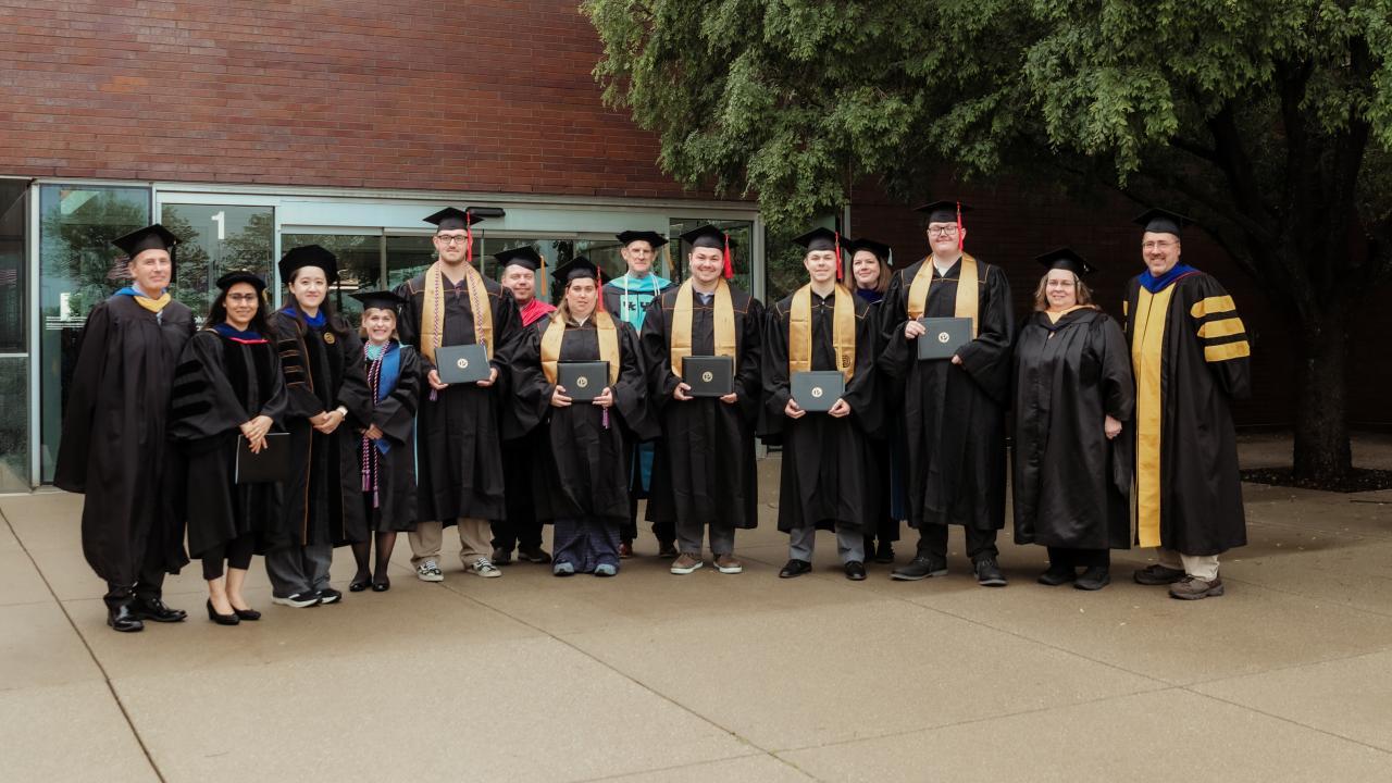Columbus' graduates received degrees and certificates in fields including computer and information technology, industrial engineering technology, mechanical engineering technology, and organizational leadership. (Photo credit: Cynthia Streeval)