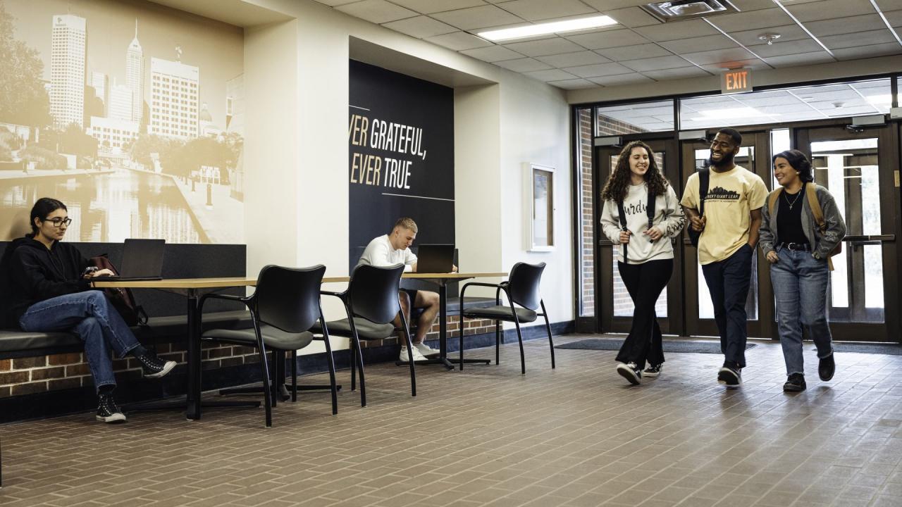 The new program is built on a "2+2" model, allowing students to complete their associate degree in two years and their Purdue bachelor's degree in another two. (Purdue University photo/Brand Studio)