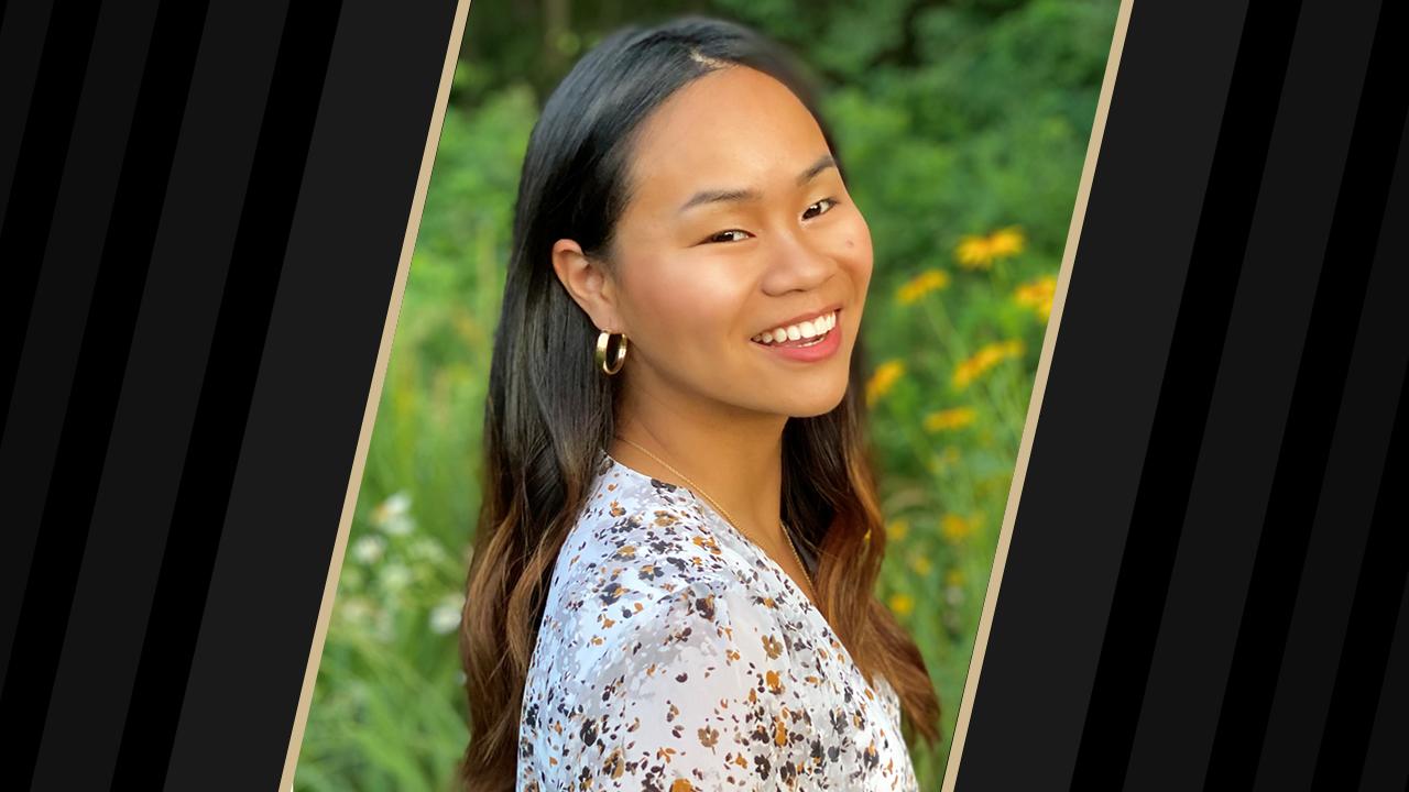 Amy went from small steps to giant leaps with her education at Purdue.