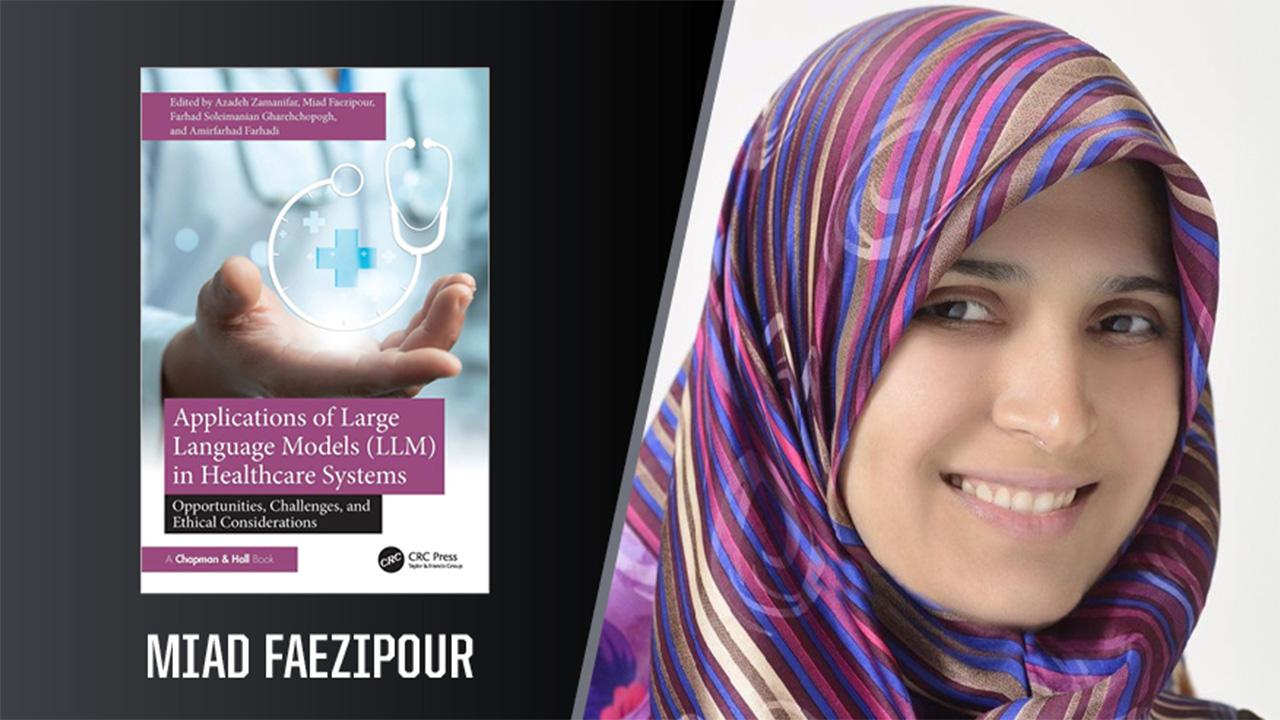 Faezipour co-authors book on large language models in health care